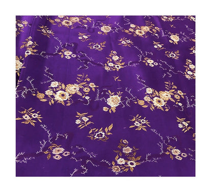 Peony Flower Brocade Fabric: 45" Wide Rayon Chinese Fabric