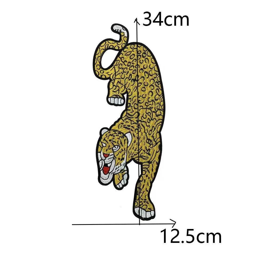 Embroidered Tiger Patch: Ethnic Style Clothing Decor
