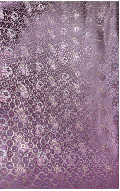 Nishijin Ori Brocade Fabric: Japanese Wedding Silk, 29" Wide