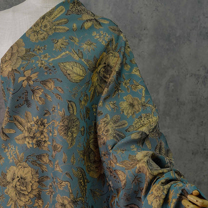 Brocade Jacquard Fabric: Retro Palace Style Damask (by the meter)