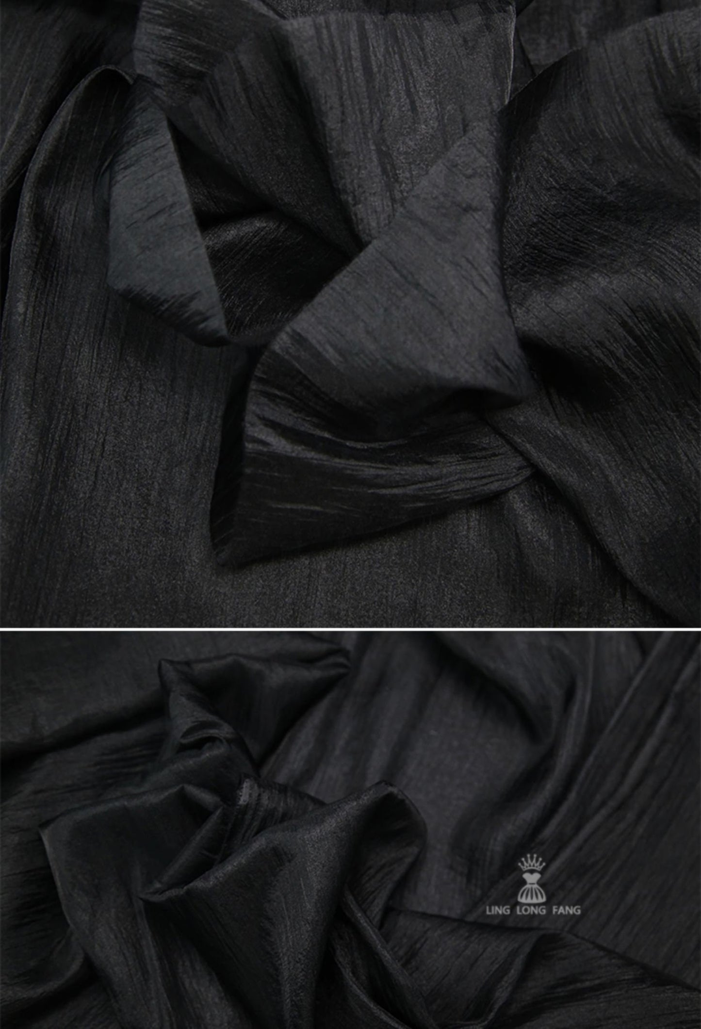 Shiny Glazed Rayon Blend Fabric: Lightweight Pearlescent Material, 59" Wide
