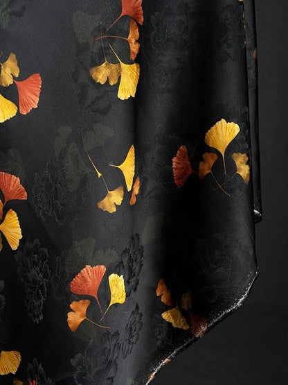 Ginkgo Rayon Shantung Fabric: Colorful Upholstery, Costume, & Decor