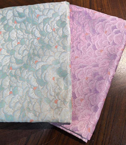 Nishijin Woven Jacquard Fabric ��� Japanese Eight-Treasure Kaleidoscope Patte" wide
