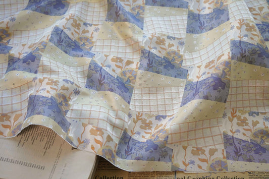 Tissu jacquard à motif floral : polyester réversible en relief 3D, 140 cm de large