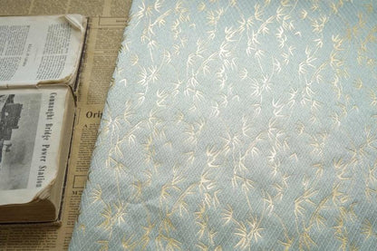 Bamboo Diamond Jacquard Fabric: 60"W Rayon Blend Drapery