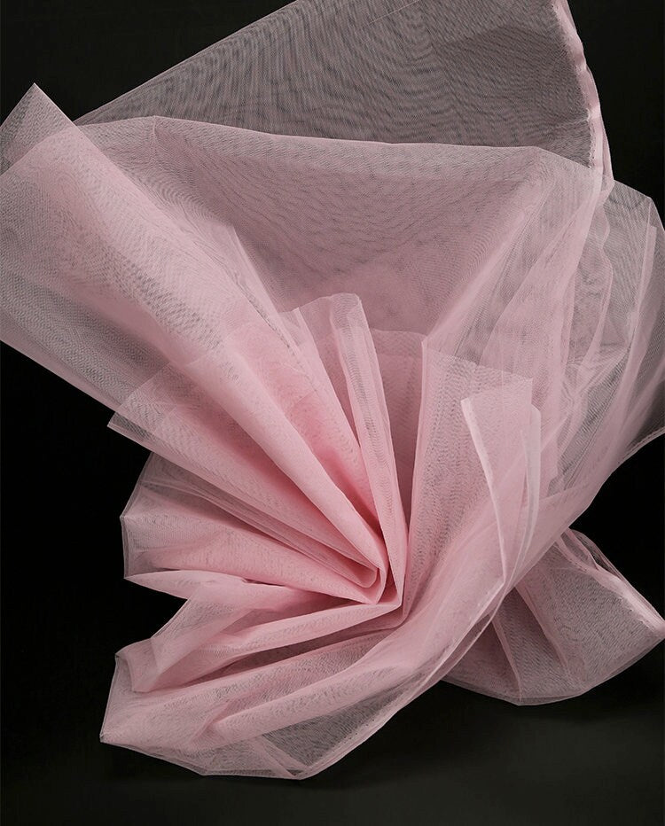 Stiff Organza Fabric: 62"W Designer Material for Gowns & Crafts