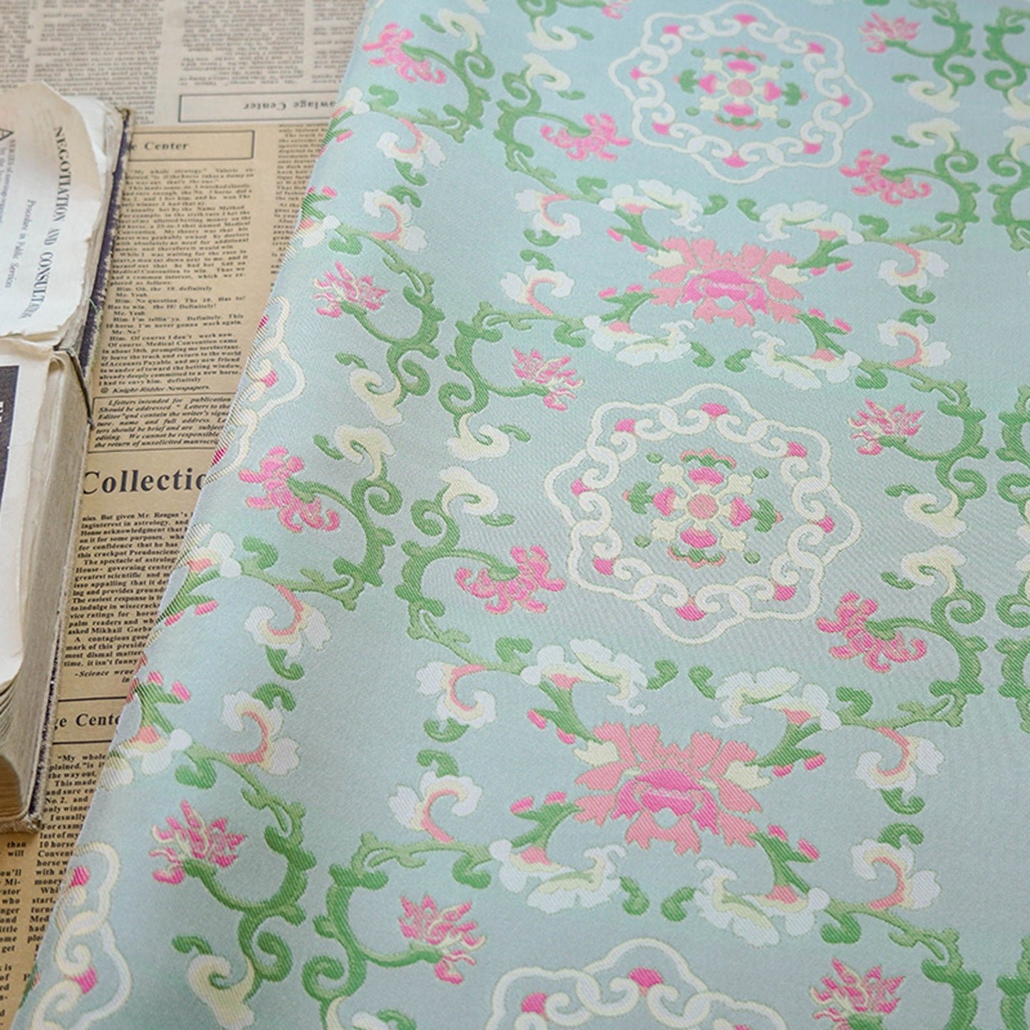Dunhuang Baoxiang Brocade Fabric: Floral Upholstery, Costume, Drapery