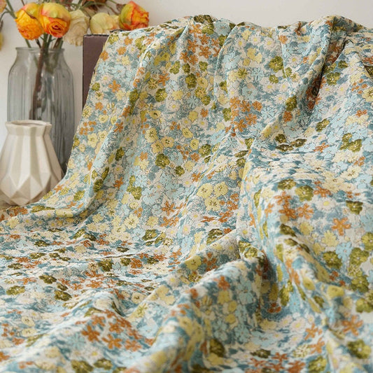 Tissu jacquard à motif floral : tissu 3D design, 165 cm de large, vendu au mètre
