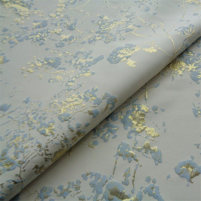 Gold Thread Floral Jacquard Fabric: 55" Wide Designer Upholstery
