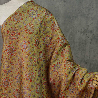 Tissu jacquard à fils d'or : tissu Dunhuang tissé et gaufré, 150 cm de large