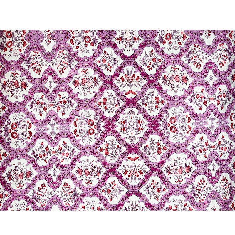Bohemian Printed Cotton Tablecloth: 59" Wide Sustainable Fabric