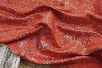 Tissu brocart Queue de Phénix : matériau de couture en rayonne de 150 cm de large