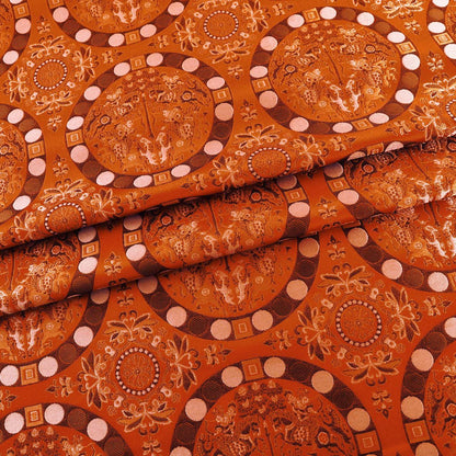 Chinese Brocade Fabric: Mongolian Gown Jacquard Silk, 59" Wide