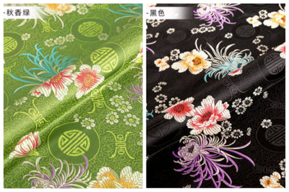 Daisy Brocade Fabric: 29.5" Wide Rayon Upholstery & Costume