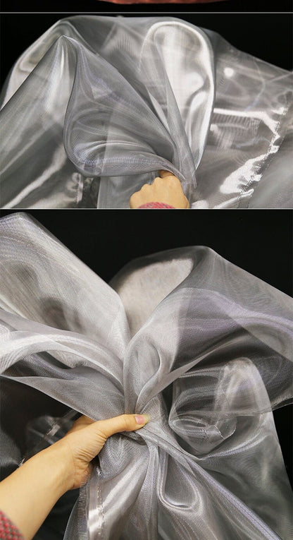 Metallic Two-Tone Stiff Organza Fabric - 54" Wide - Designer Crafts