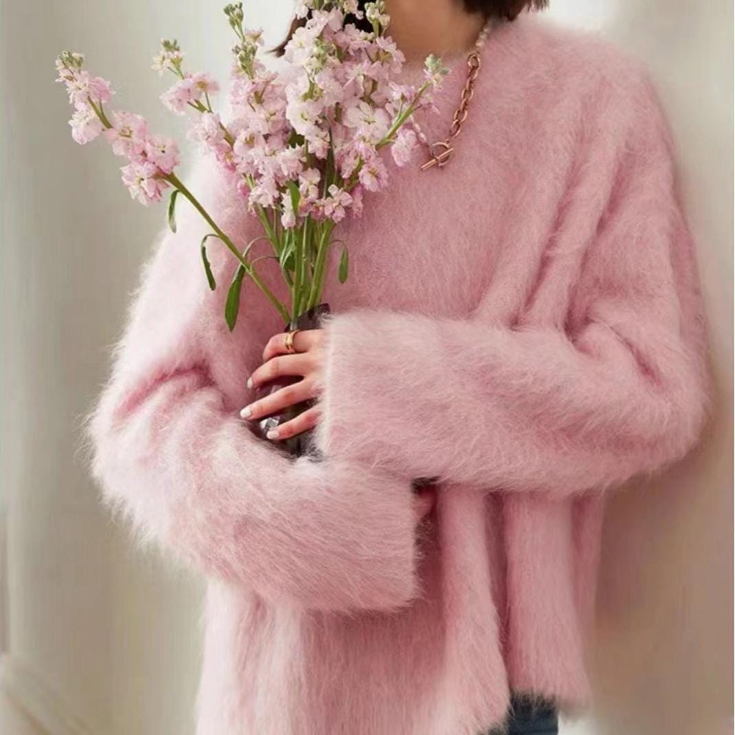 Fil de soie mohair arc-en-ciel : dentelle teinte à la main pour le tricot et le crochet