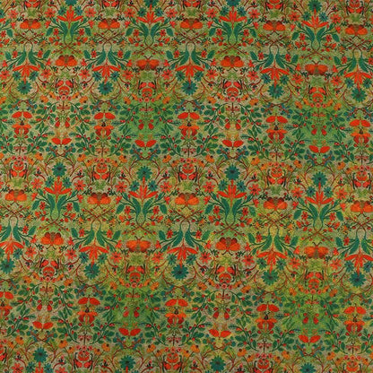 Floral Rayon Blend Fabric | Spring Trail Print, 59"W