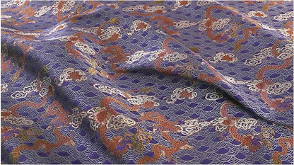 Dragon Brocade Fabric: 55" Wide Rayon Blend for Cheongsam