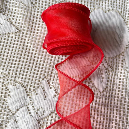 Ruban organza queue de poisson : 4 cm de large, 9 mètres de tissu à faire soi-même