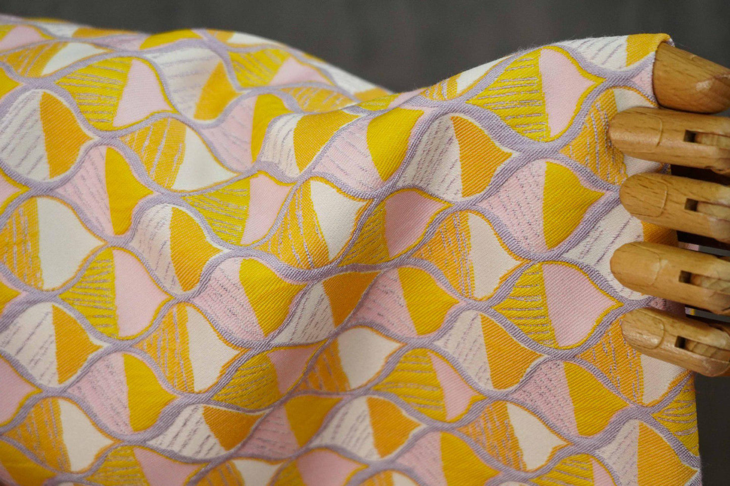 Fashion Geometric Fish Scale Jacquard Decorative Fabric ��� Quilting & Crafting Materi" Wide