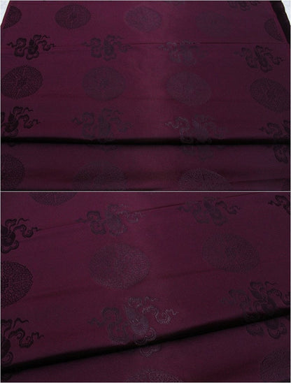 Jacquard Silk Brocade Fabric: Chinese Mongolian Style (29.5" Wide)