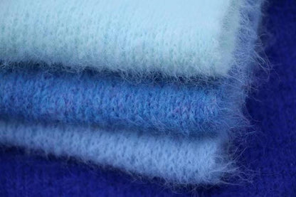 Fil de soie mohair arc-en-ciel : dentelle teinte à la main pour le tricot et le crochet