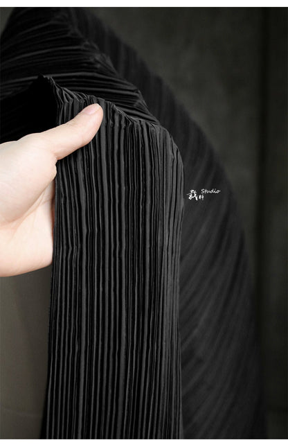 59"W Pleated Crepe Fabric: DIY Wedding & Event Decor