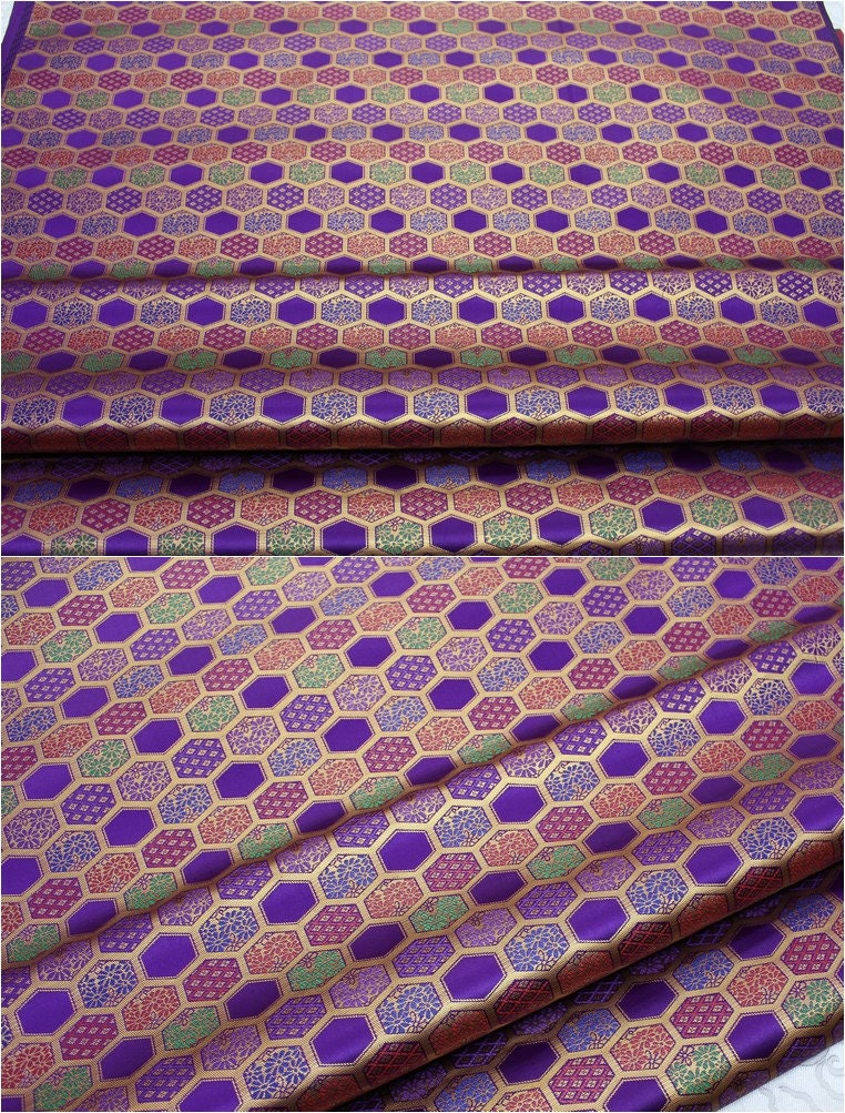 Brocade Fabric by Meter: Mongolian Tibetan Gown Sewing Material