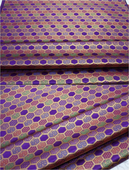 Brocade Fabric by Meter: Mongolian Tibetan Gown Sewing Material