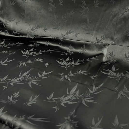 Bamboo Jacquard Fabric: 50"W Chinese Antique Style Cotton Rayon Blend