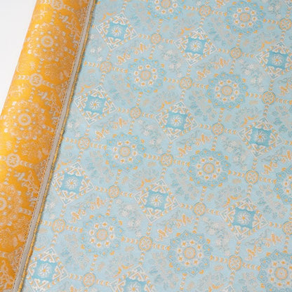 Tissu jacquard satiné brocart Song : style tibétain, matériau pour gilet Hanfu