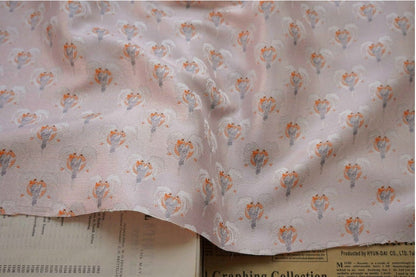 Tissu brocart rose ange : 150 cm de large, tissu de décoration pour costumes, vendu au mètre