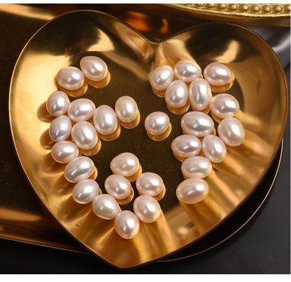 Perles de riz d'eau douce de 7,5 à 8 mm : bijoux DIY à haute brillance