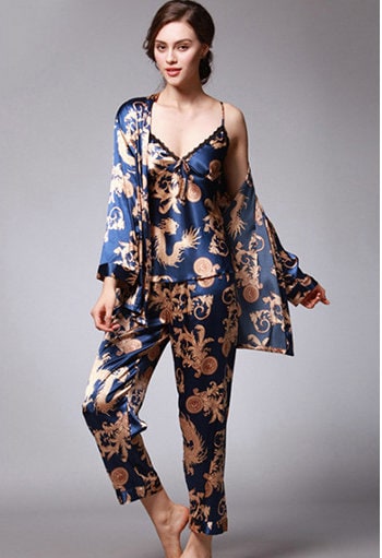 Crane Print Satin Rayon Fabric: Soft Bridal Fabric By The Meter