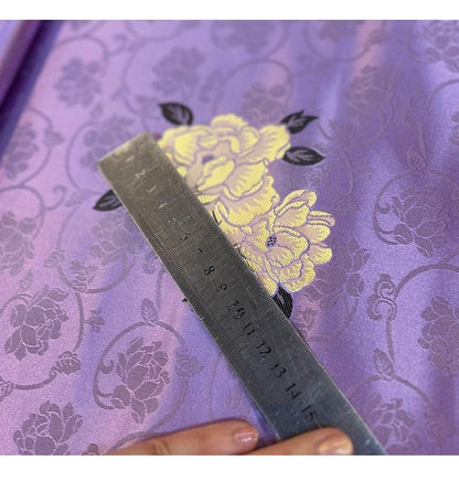 Floral Jacquard Brocade Fabric: Elegant Upholstery, Costume Sewing (59"W, By the Meter)