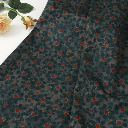 Plum Blossom Tea Silk Satin Fabric - 59"W Upholstery, Costume & Decor