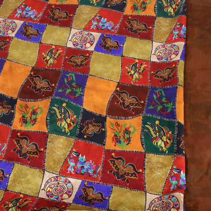 Ancient Tea Silk Satin Fabric: 59"W Rayon Upholstery Material