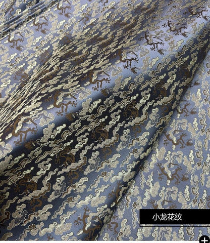 Chinese Brocade Fabric: Silk Blend, Cheongsam Qipao Material, 29.5" Wide