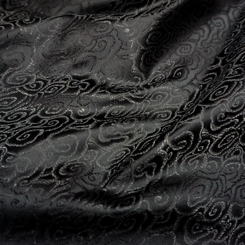 Cloud Brocade Fabric: Silk Rayon Jacquard, Costume Dress Material