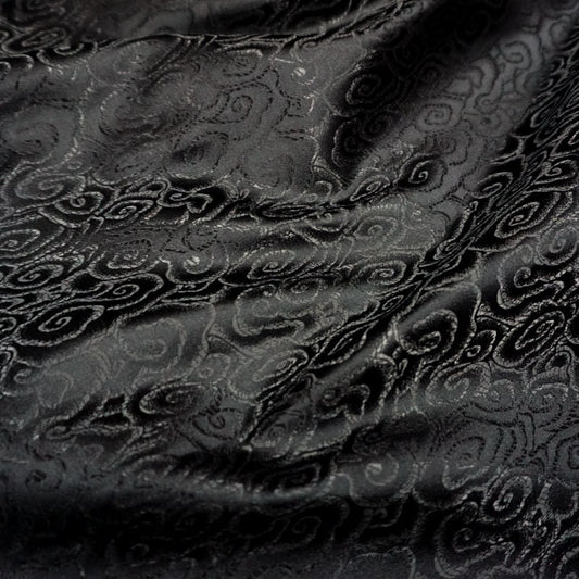 Cloud Brocade Fabric: Silk Rayon Jacquard, Costume Dress Material
