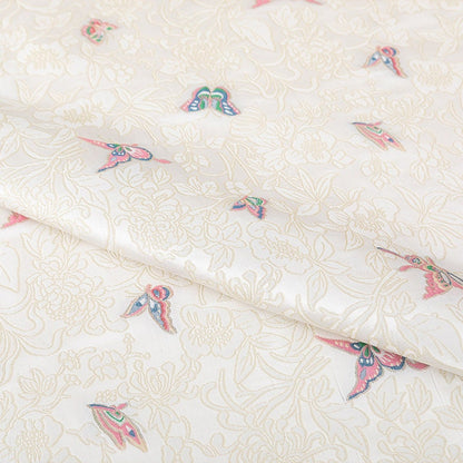 Butterfly Brocade Fabric: 59"W Rayon Cheongsam Quilting Fabric