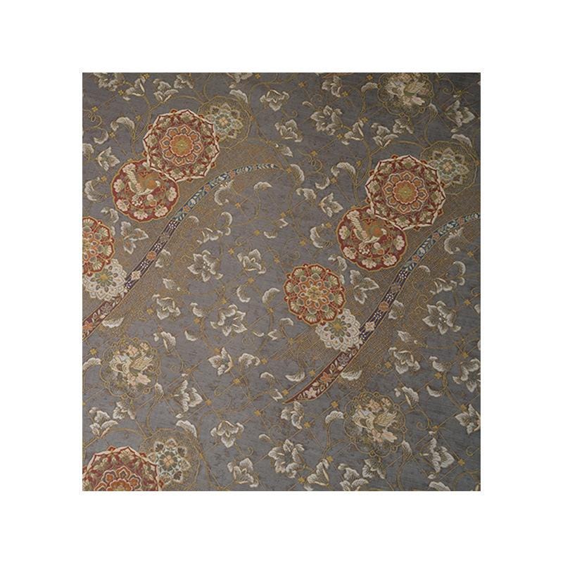 Nishijin Ori Brocade Fabric: Phoenix Flowers, Japanese Style (59"W)