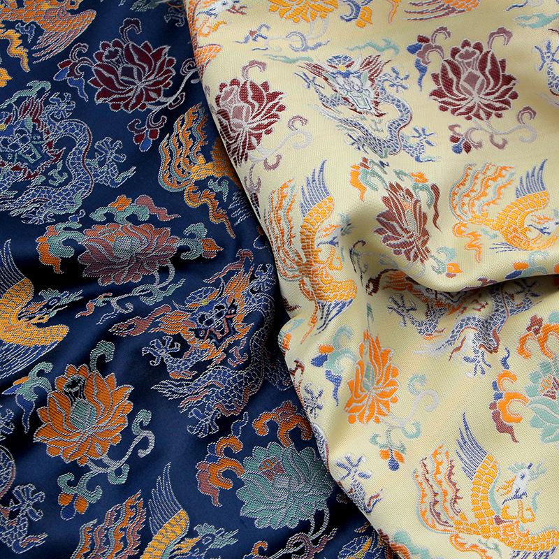 Chinese Brocade Fabric: Song Dynasty Style, 59" Wide