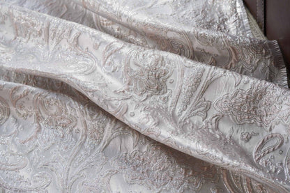 Tissu jacquard cachemire 3D en relief européen - Textile décoratif pour la décoration intérieure - Large