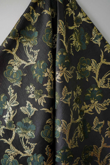 Gold Thread Jacquard Fabric: 3D Texture Upholstery, Costume, & Handbag Material