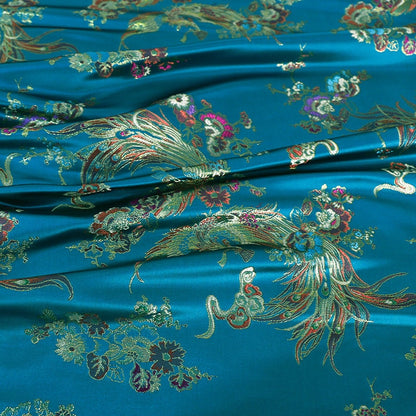 Phoenix Brocade Fabric: Rayon Jacquard, Costume & Decor (29.5" Wide)