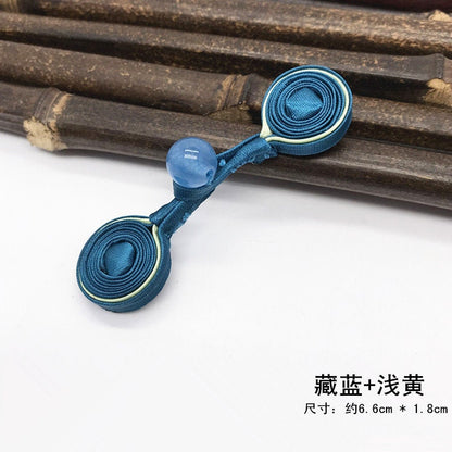 Cheongsam Chinese Style Simple Retro Handmade bead Frog Button, Children's Cheongsam Qipao Accessories