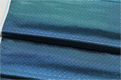 Gold & Silver Brocade Fabric: Small Squares, Costume Dress Material