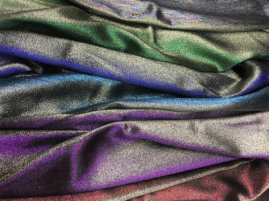 Gold Thread Gradient Jacquard Fabric: 58" Wide Polyester Brocade