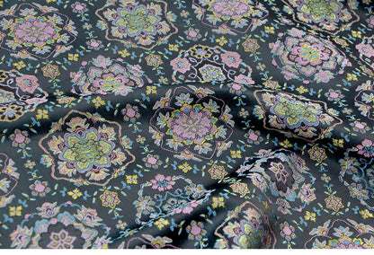 Tissu brocart DunHuang Baoxiang : 59 po de large, pour costumes tibétains